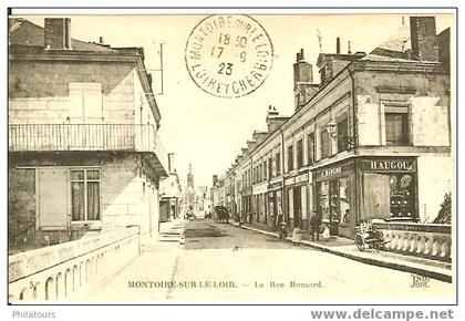 Montoire sur le Loir - la rue Ronsard