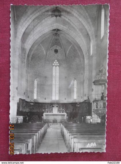 CPSM - Montpezat du Quercy - Intérieur de l'Eglise