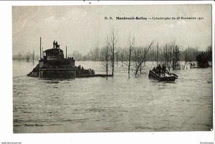 CPA Carte Postale  France-Montreuil Bellay Accident  ferroviaire  du 23/11/1911 VM25877p