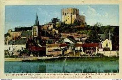 41 - MONTRICHARD - VUE GENERALE - LE DONJON