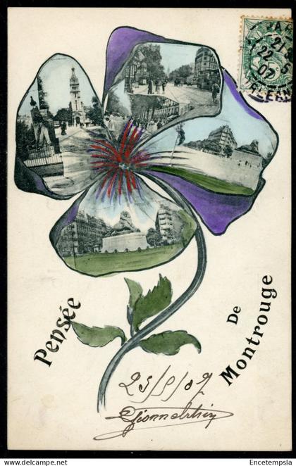 CPA - Carte Postale - France - Pensée de Montrouge (CP24467OK)