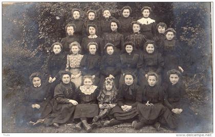 MONTROUGE CARTE PHOTO D'UNE CLASSE