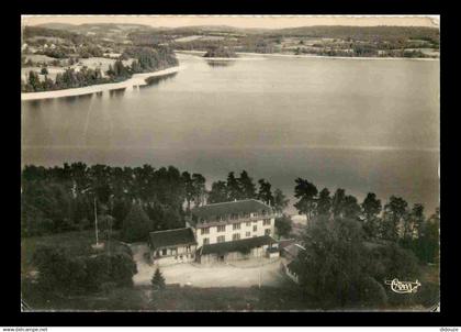 58 - Montsauche les Settons - Vue aérienne de la Colonie de Vacances - Le lac - Mention Photographie véritable - Carte d