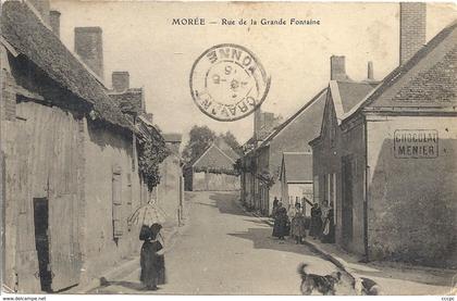 CPA Morée Rue de la Grande Fontaine