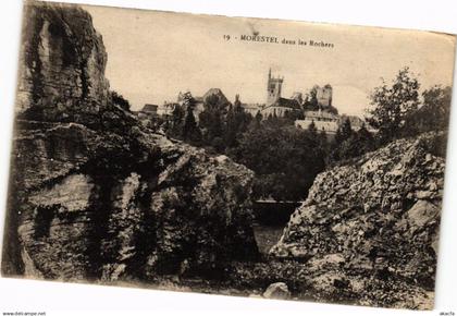 CPA MORESTEL dans les Rochers (296153)