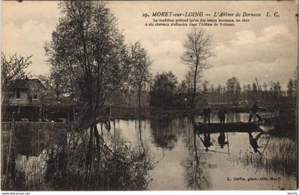 CPA MORET-sur-LOING - L'Abime de Borneau (120219)