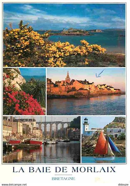 29 - Morlaix - La Baie de Morlaix - Multivues - Flamme Postale - Voir Scans Recto Verso