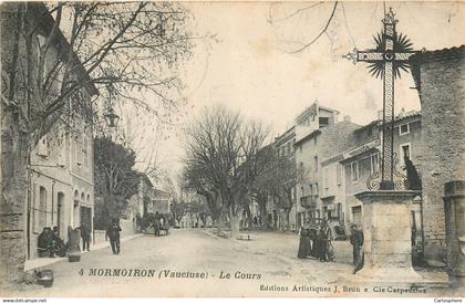 CPA 84 Vaucluse Mormoiron le Cours