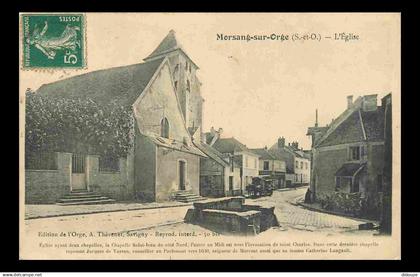 91 - Morsang sur Orge - L'Eglise - CPA - Oblitération de 1911 - Voir Scans Recto-Verso