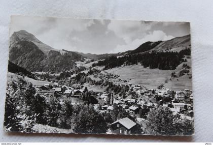 Cpsm 1961, Morzine, vue générale depuis la route de super Morzine, Haute Savoie 74