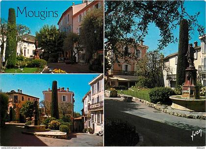 06 - Mougins - La Place de la Mairie - Multivues - CPM - Carte Neuve - Voir Scans Recto-Verso