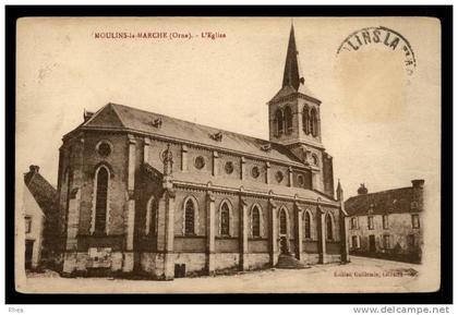 61 Moulins-la-Marche eglise D61D K61297K C61297C RH099446