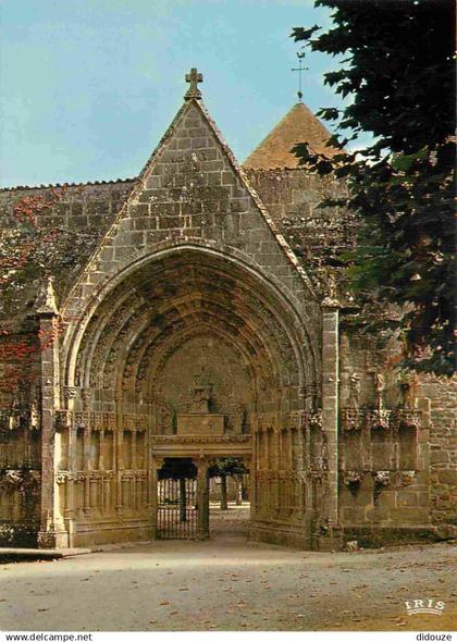 23 - Moutier d'Ahun - L'Eglise - Le porche - CPM - Voir Scans Recto-Verso