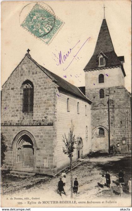 CPA MOUTIER-d'AHUN Eglise - Entre Aubusson et Felletin (1143962)