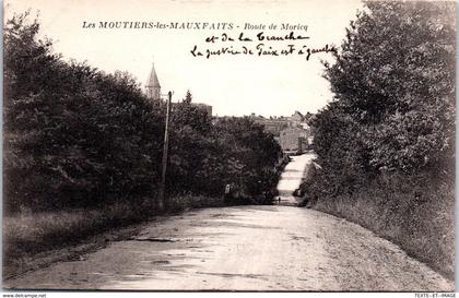 85 LES MOUTIERS LES MAUXFAITS - route de Moricq