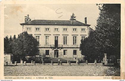 10 - Mussy sur Seine - Hotel de Ville - Correspondance - CPA - Voir Scans Recto-Verso