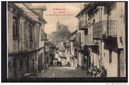 12 - L'Aveyron - Najac - La Grand'Rue et le Chateau