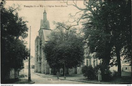 CPA NANGIS - L'Église St-MARTIN (120432)