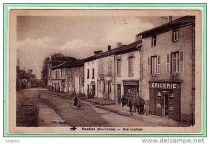 87 - NANTIAT --  Rue centrale