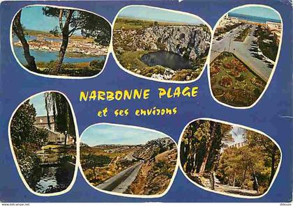 11 - Narbonne - Narbonne Plage - Et ses environs - Multivues - Flamme Postale de Narbonne - CPM - Voir Scans Recto-Verso