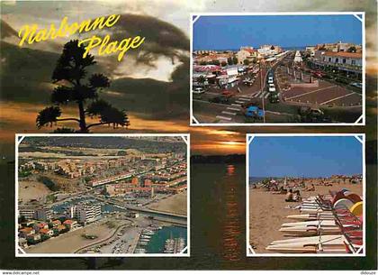 11 - Narbonne - Narbonne Plage - Multivues - Automobiles - Carte Neuve - CPM - Voir Scans Recto-Verso