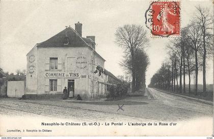 CPA Neauphle-le-Château Le Pontel L'Auberge de la Rose d'Or