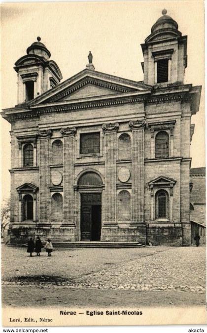 CPA NÉRAC-Église St-Nicolas (264082)