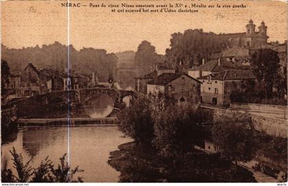 CPA NÉRAC - Pont du vieux Nerac (638708)