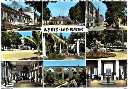 Carte Postale Ancienne de NERIS LES BAINS-Casino-Bains