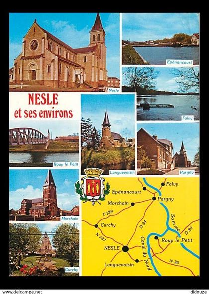 80 - Nesle - Multivues - CPM - Voir Scans Recto-Verso