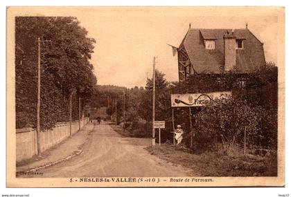 Nesles la Vallée - Route de Parmain