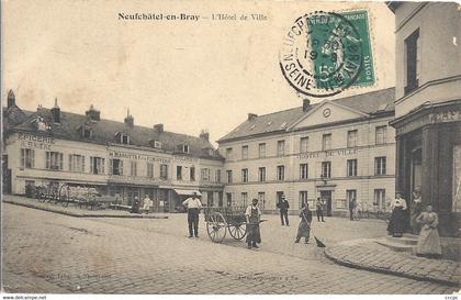 CPA Neufchâtel-en-Bray L'Hôtel de Ville