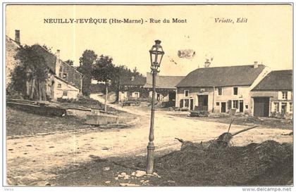 CARTE POSTALE ANCIENNE DE NEUILLY L'EVEQUE  -  RUE DU MONT