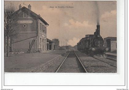 NEUILLY L'EVEQUE - Gare- état