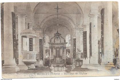 NEUILLY L'EVEQUE: INTERIEUR DE L'EGLISE