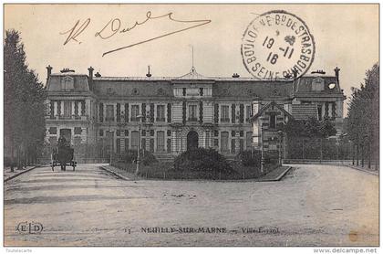 CPA 93 NEUILLY SUR MARNE VILLE EVRARD 1916