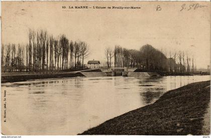 CPA La Marne - L'Ecluse de Neuilly-sur-MARNE (519756)