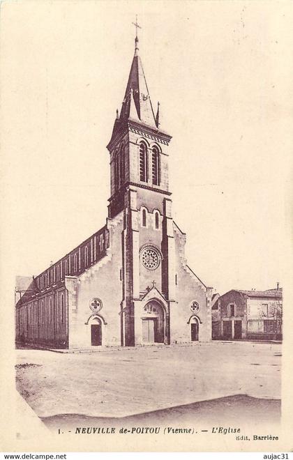 Dép 86 - Neuville en Poitou - Neuville de Poitou - L'église - état