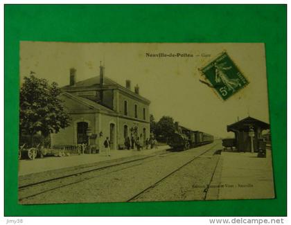 VIENNE-NEUVILLE EN POITOU-GARE-TRAIN-ANIMEE