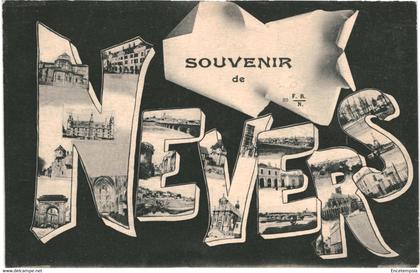 CPA- Carte Postale -France Nevers-Souvenir de Nevers - VM42832+