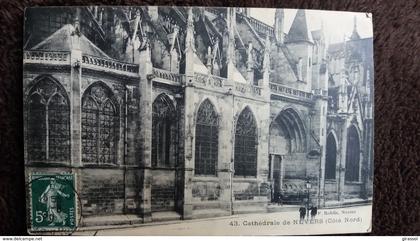 CPA NEVERS NIEVRE LA CATHEDRALE COTE NORD 43 ED F ROBLIN