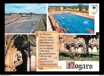 32 - Nogaro - Multivues - Blasons - Piscine - CPM - Voir Scans Recto-Verso