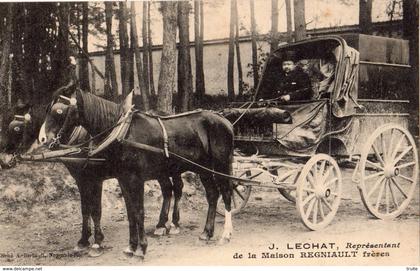 NOGENT-LE-ROI J. LECHAT REPRESENTANT DE LA MAISON REGNIAULT FRERES RARE