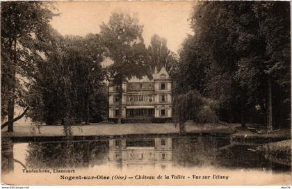 CPA AK NOGENT-sur-OISE Chateau de la Vallée. Vue sur l'etang (423314)