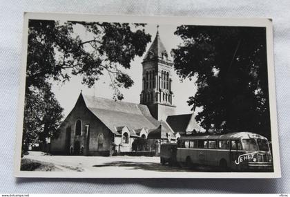 Cpsm, Noirmoutier, l'église saint Philbert, Vendée 85