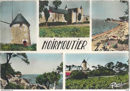 CPSM Noirmoutier vues multiples