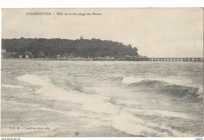 Noirmoutier - Effet de houle plage des Dames