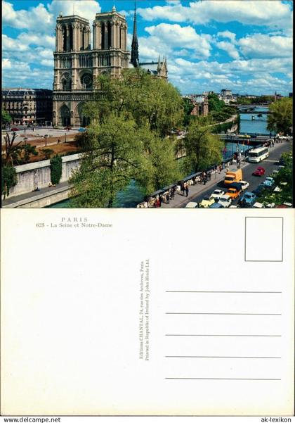 CPA Paris Kathedrale Notre-Dame de Paris am Fluss Seine 1970