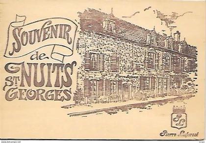 Carte en bois Souvenir de Nuits-saint-Georges Pierre Laforest