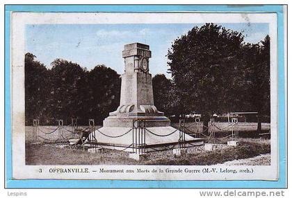 76 - OFFRANVILLE -- Monument aux Morts